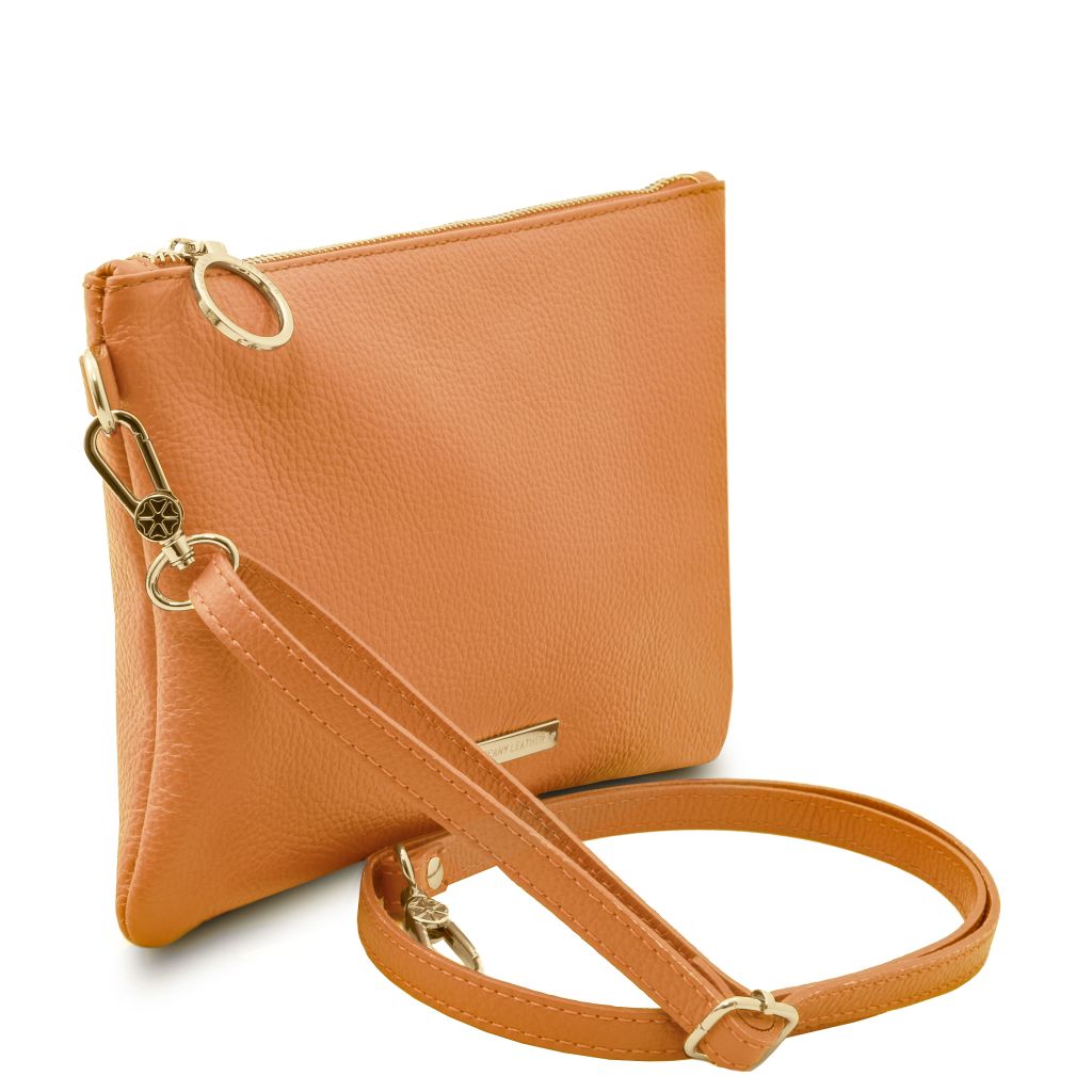 tl-bag-soft-leather-clutch-tl142029 - Aprikoosi - kuva 2