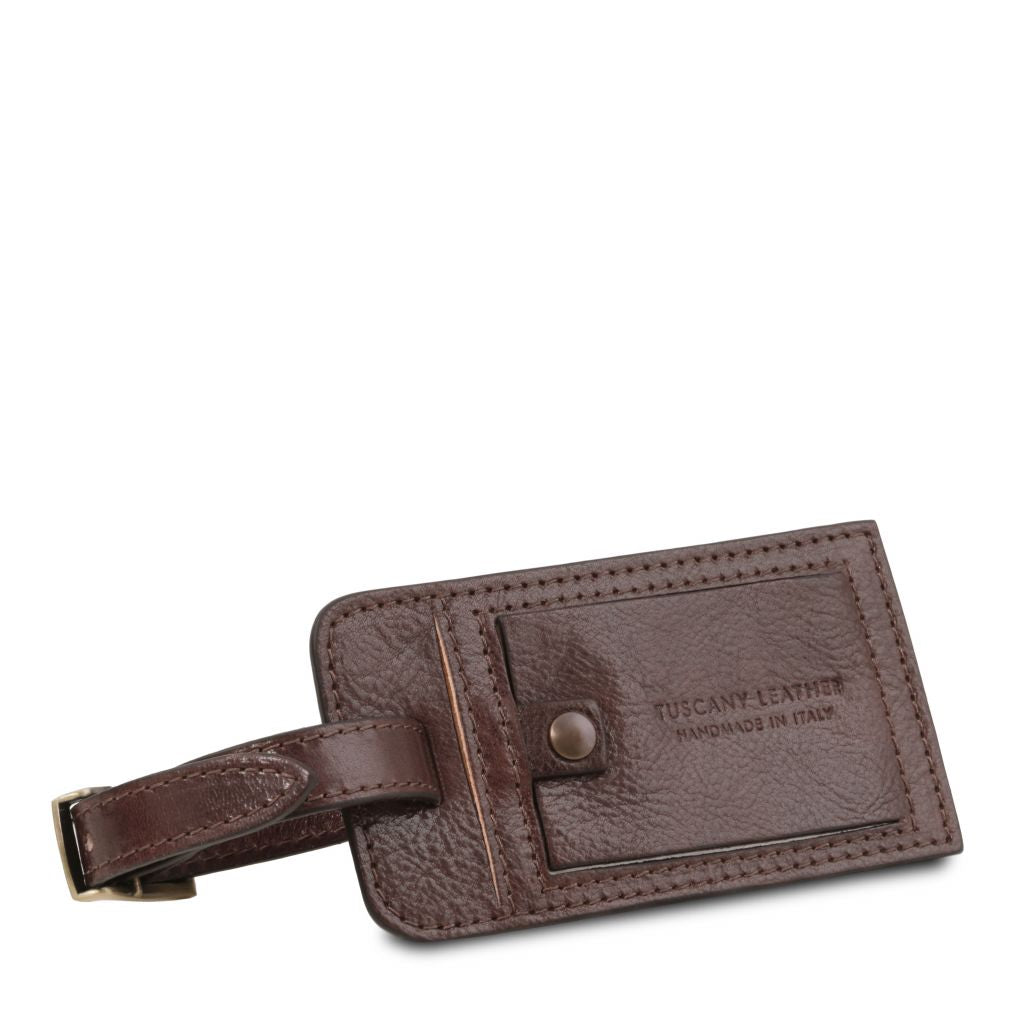 tl-voyager-leather-travel-bag-with-front-pocket-tl142140 - Tummanruskea - kuva 2