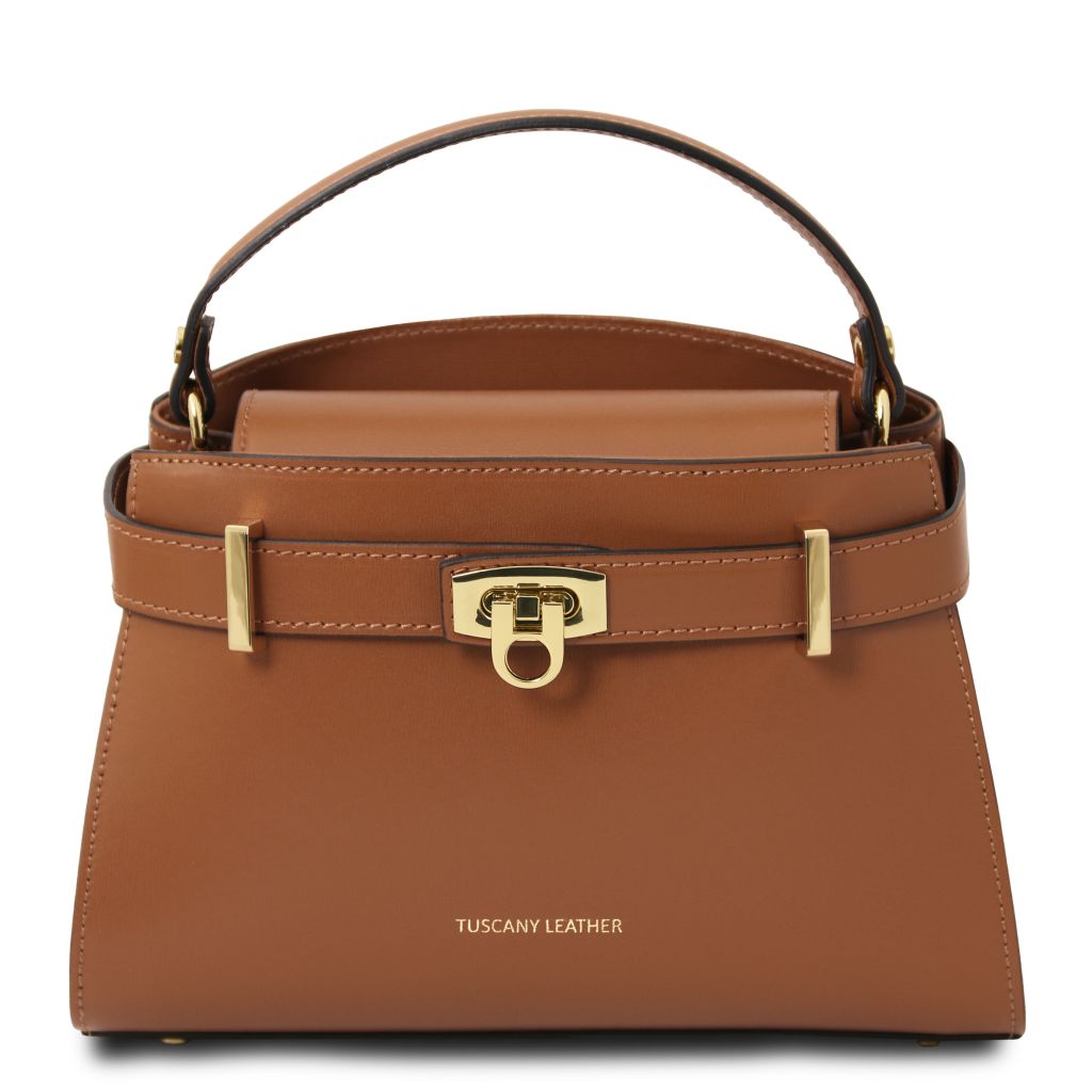 maisy-leather-tote-tl142459 - Konjakki
