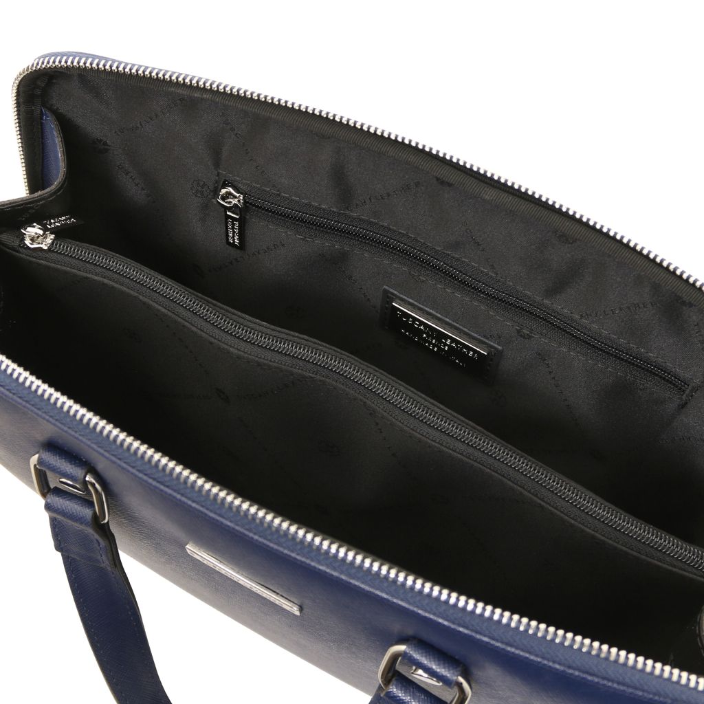 verona-saffiano-leather-business-bag-tl142547 - Tummansininen - kuva 6