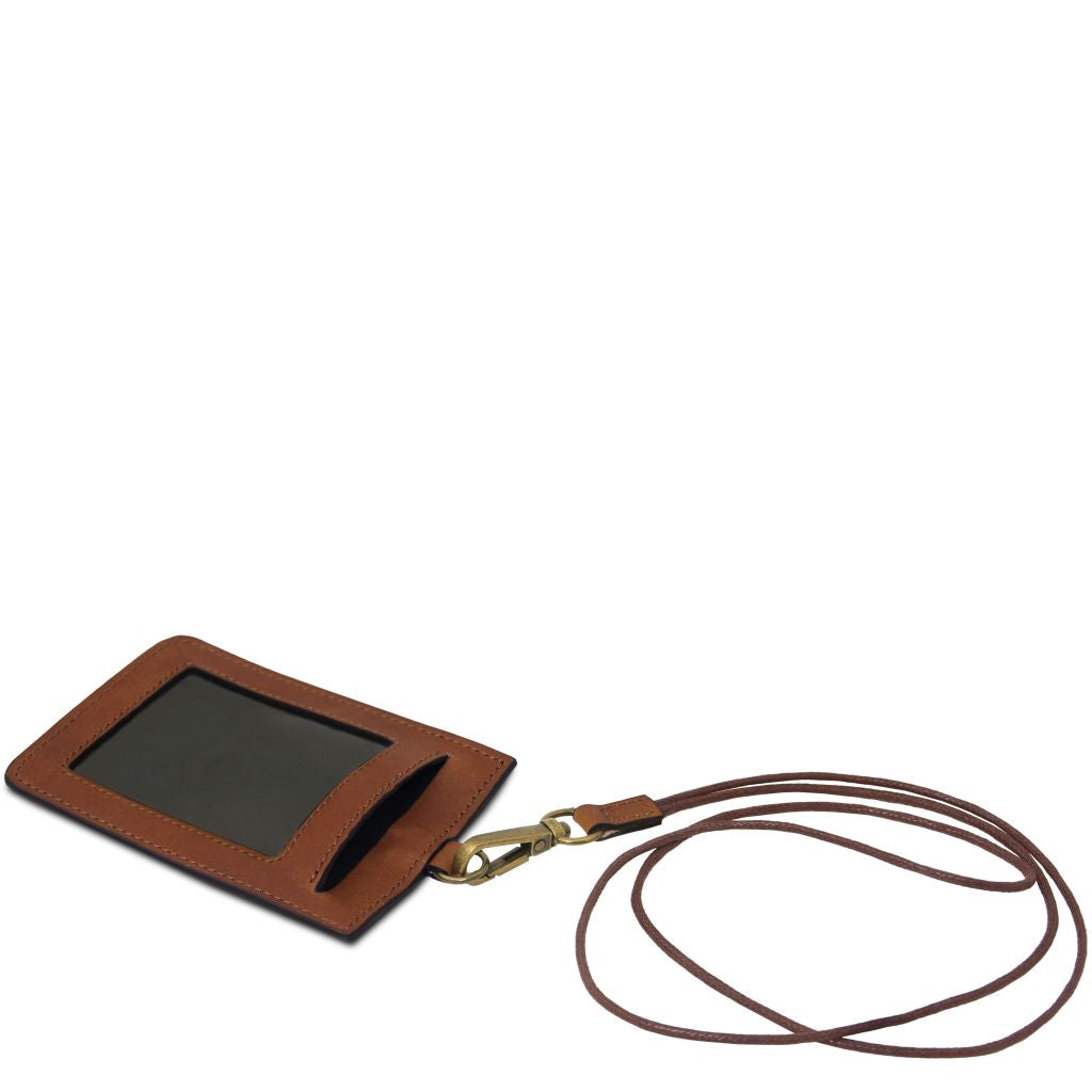 leather-badge-holder-tl142575 - Ruskea - kuva 3
