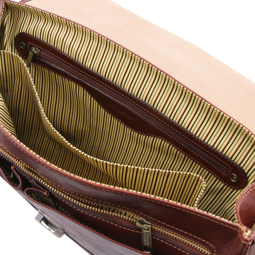 mantova-leather-multi-compartment-briefcase-with-flap-tl142068 - Luonnonväri - kuva 2