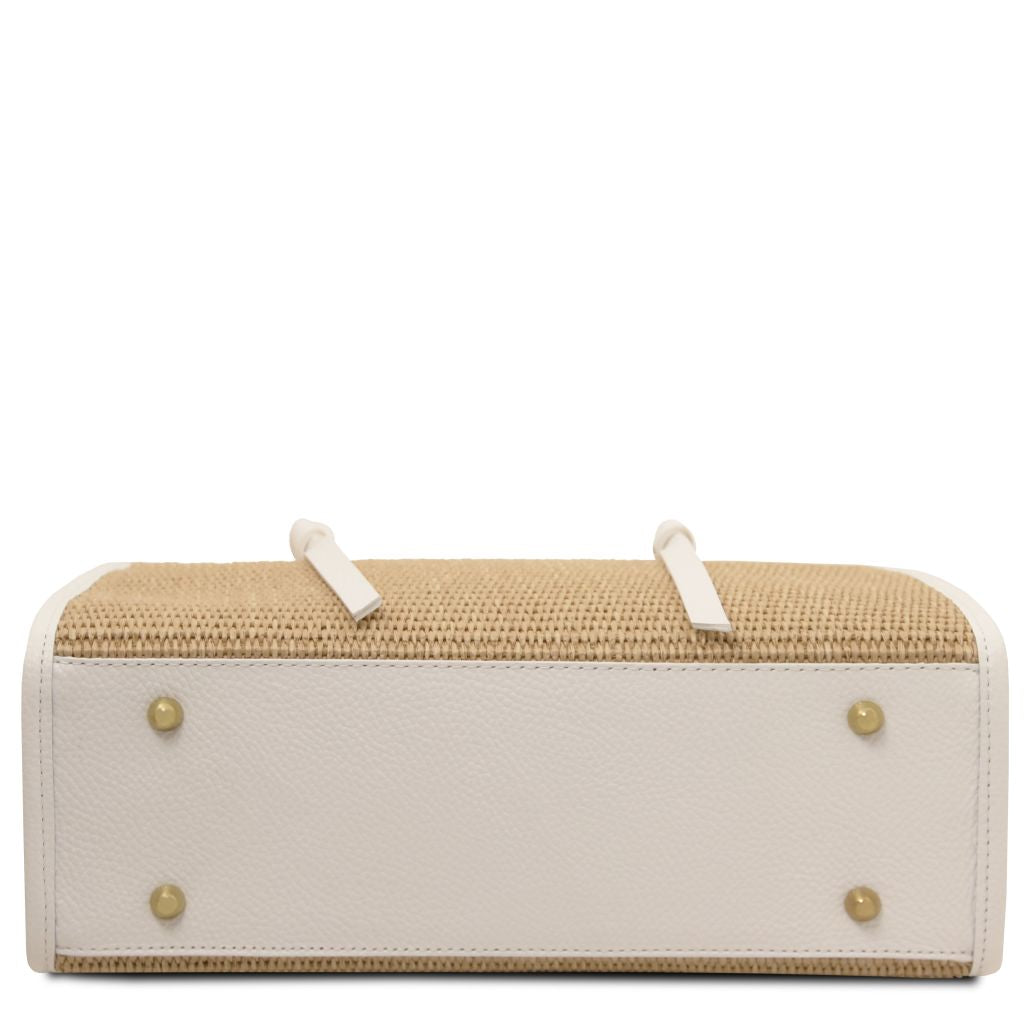 frame-raffia-shoulder-bag-tl142566 - Valkoinen - kuva 4