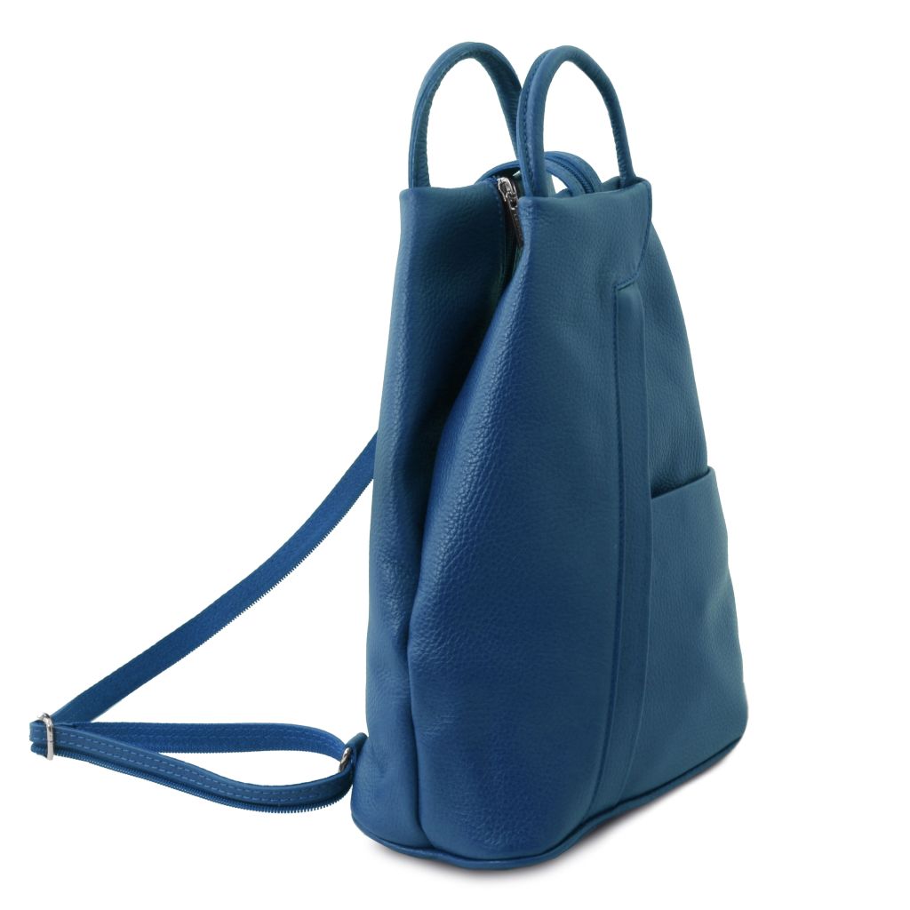 shanghai-soft-leather-backpack-tl141881 - Deniminsininen - kuva 2