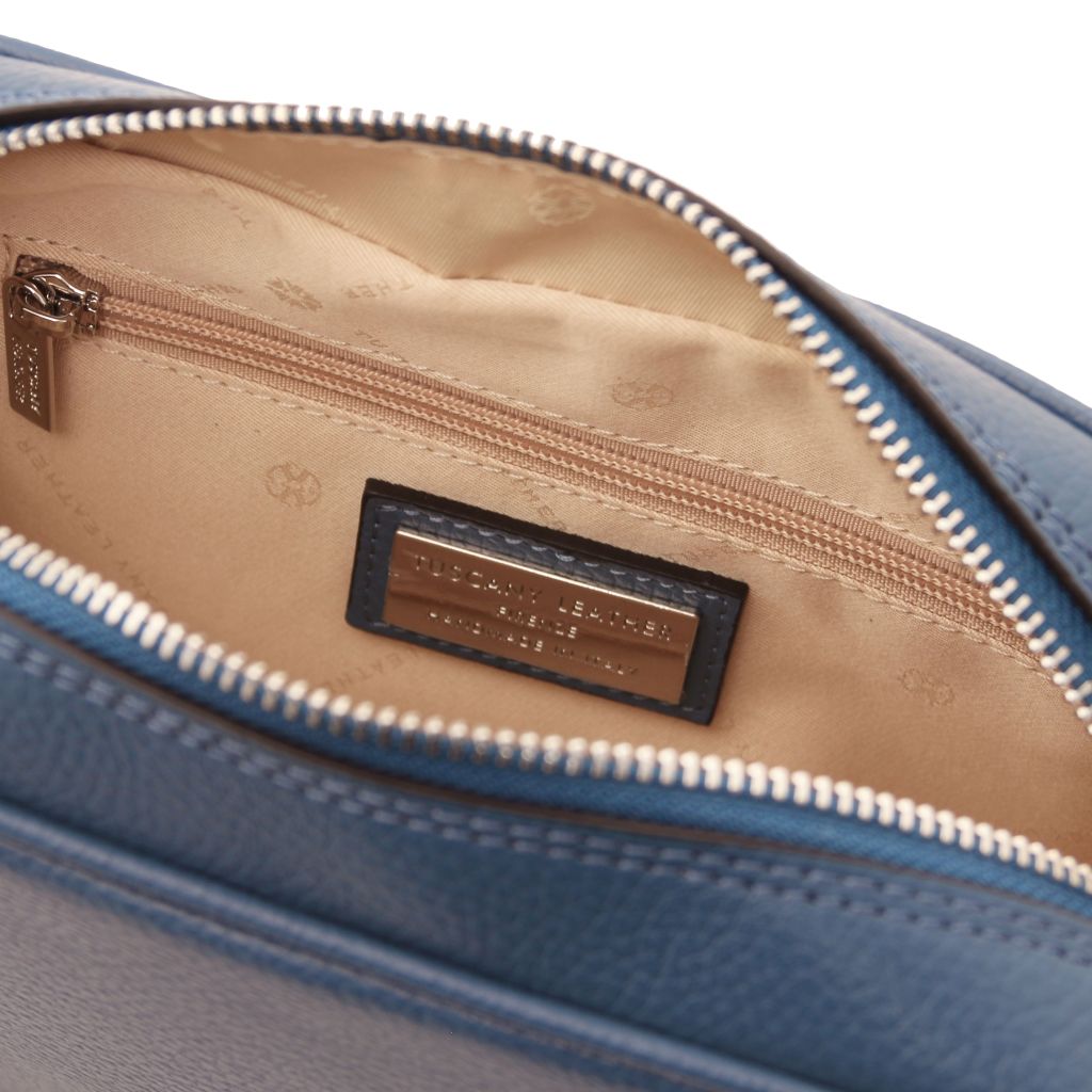 cubetto-leather-shoulder-bag-tl142499 - Deniminsininen - kuva 6