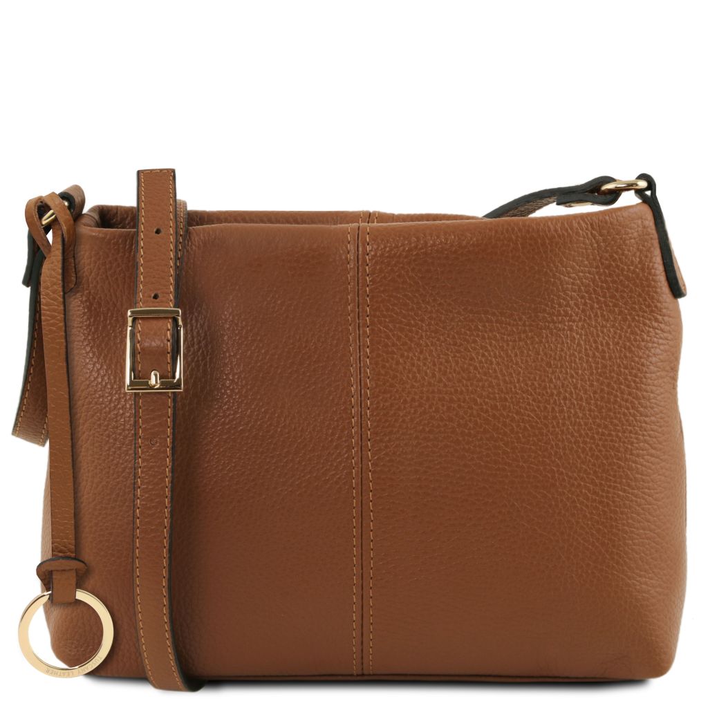 tl-bag-soft-leather-shoulder-bag-tl141720 - Konjakki
