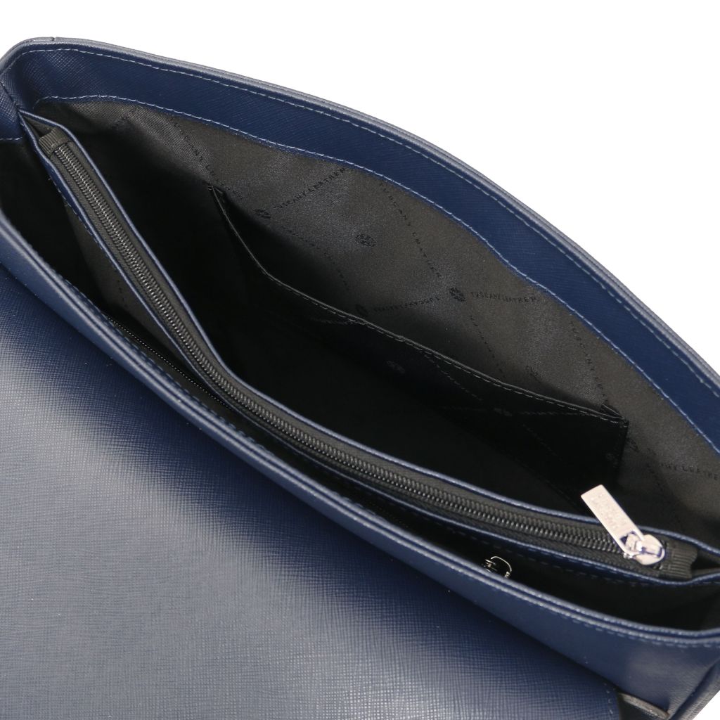 messenger-saffiano-leather-messenger-bag-tl142549 - Tummansininen - kuva 7