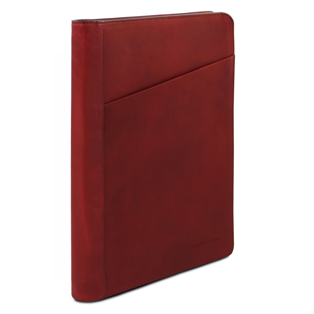 augusto-leather-document-case-with-ring-binder-tl142555 - Punainen - kuva 2