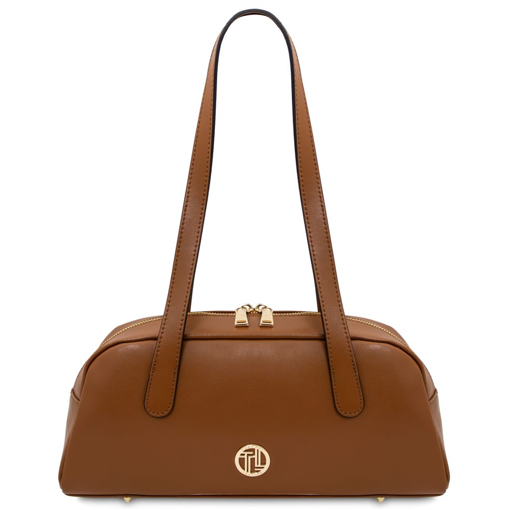 eclaire-leather-shoulder-bag-tl142581 - Konjakki