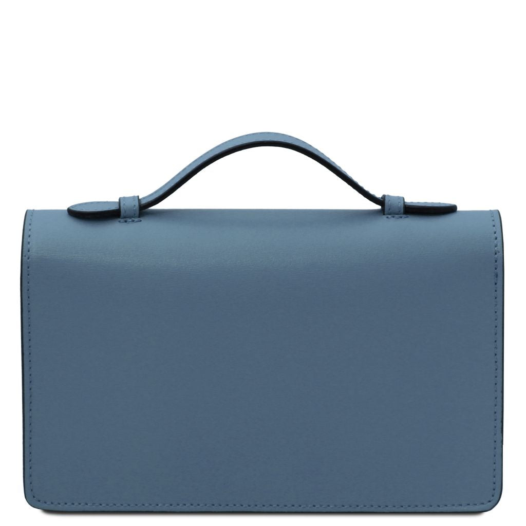 opera-leather-clutch-with-chain-strap-tl142505 - Deniminsininen - kuva 3