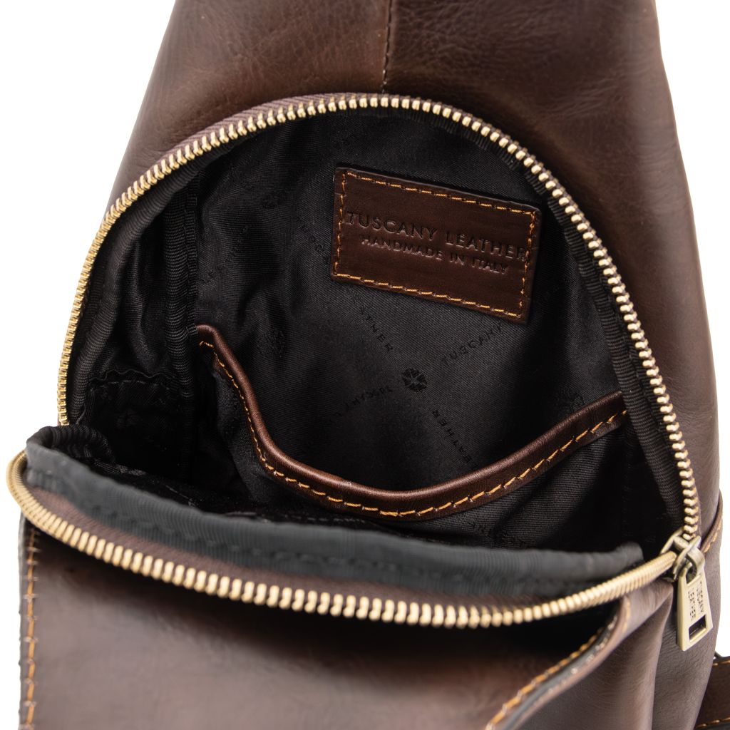 kevin-leather-crossover-bag-tl142423 - Tummanruskea - kuva 5