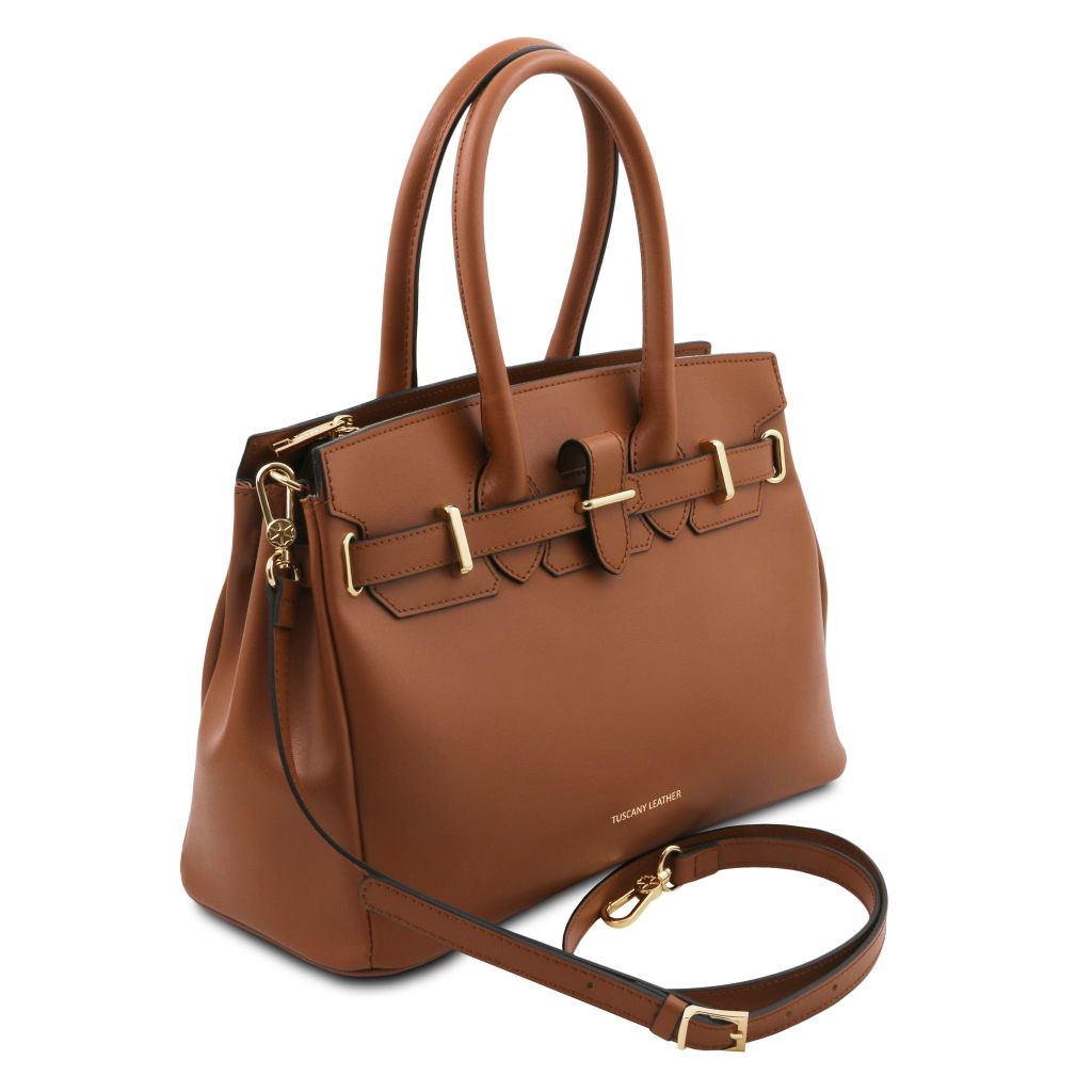 tl-bag-leather-handbag-tl142174 - Konjakki - kuva 2