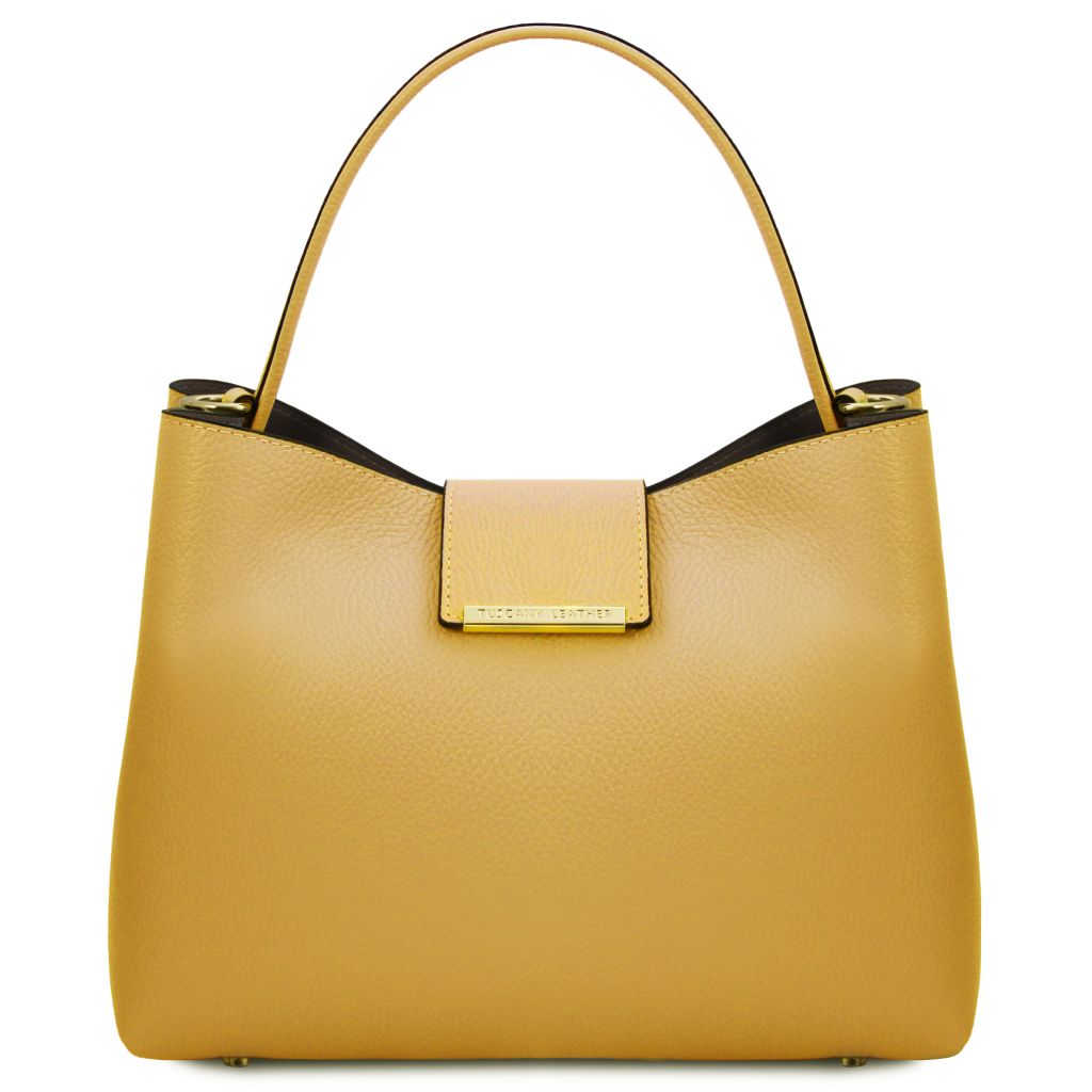 clio-leather-secchiello-bag-tl142356 - Pastellinkeltainen