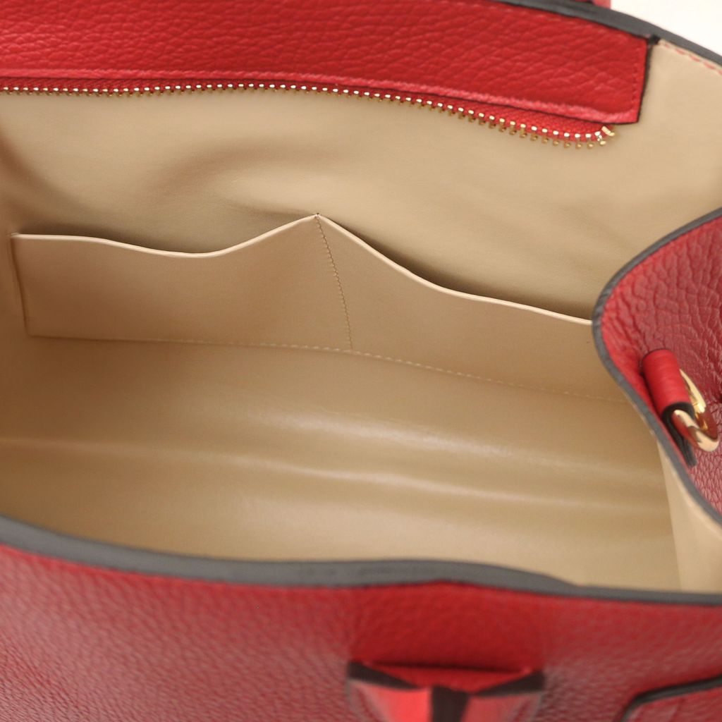 coccola-leather-handbag-tl142421 - Huulipunainen - kuva 6
