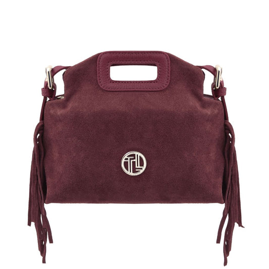 Nomade - Mokkanahkainen hapsullinen clutch-laukku - TL142496