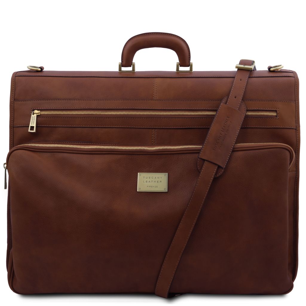papeete-garment-leather-bag-tl142337 - Ruskea