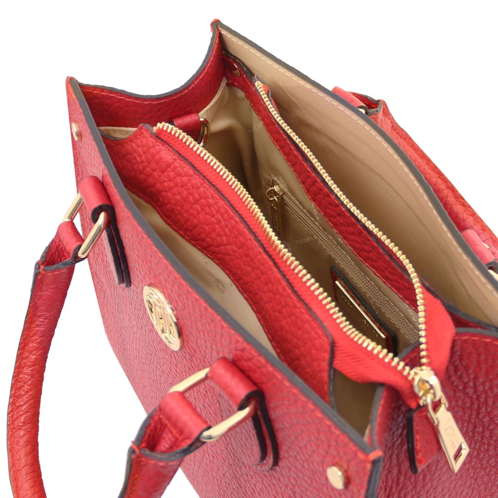 dama-leather-handbag-tl142565 - Huulipunainen - kuva 5