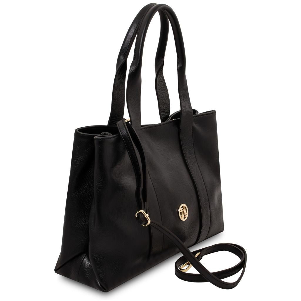 callie-soft-leather-shoulder-bag-tl142415 - Musta - kuva 2