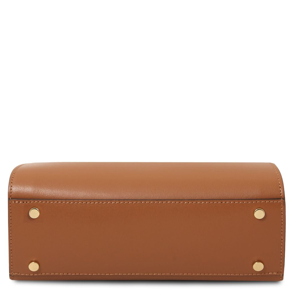 maisy-leather-tote-tl142459 - Konjakki - kuva 4