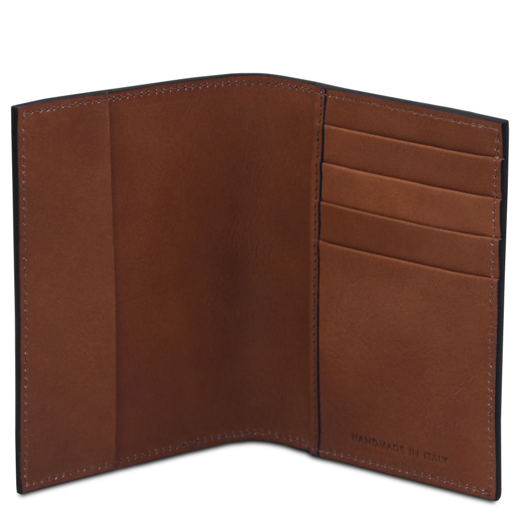 leather-passport-cover-tl142605 - Ruskea - kuva 2
