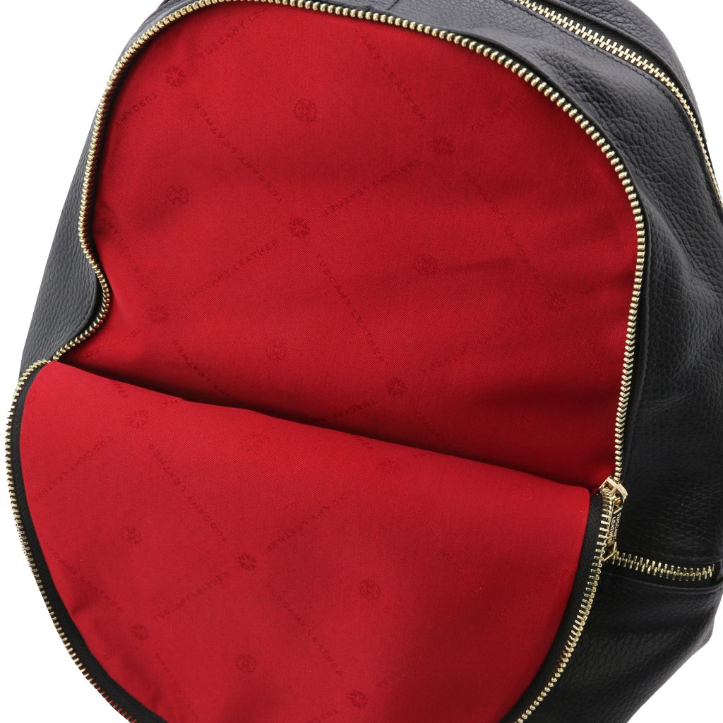 tl-bag-soft-leather-backpack-tl142280 - Musta - kuva 5