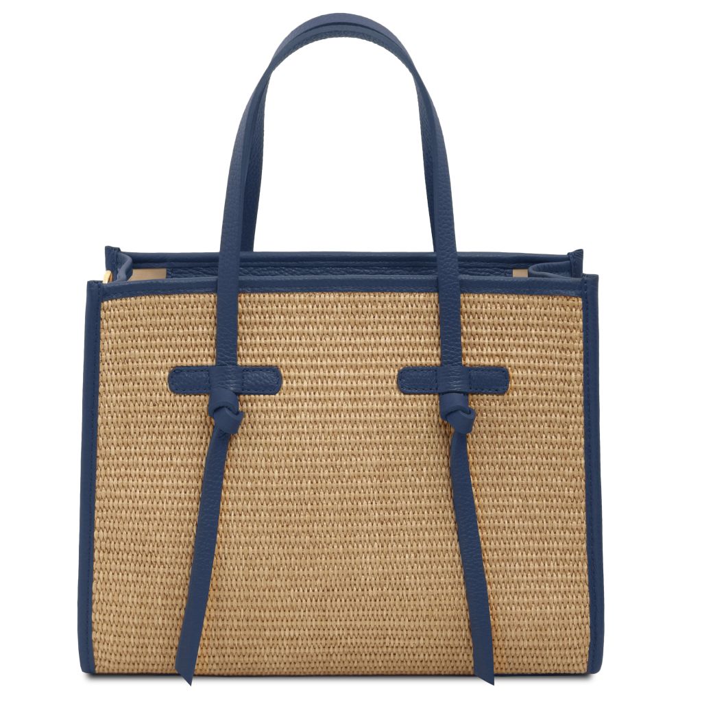 frame-raffia-shoulder-bag-tl142566 - Sininen - kuva 3