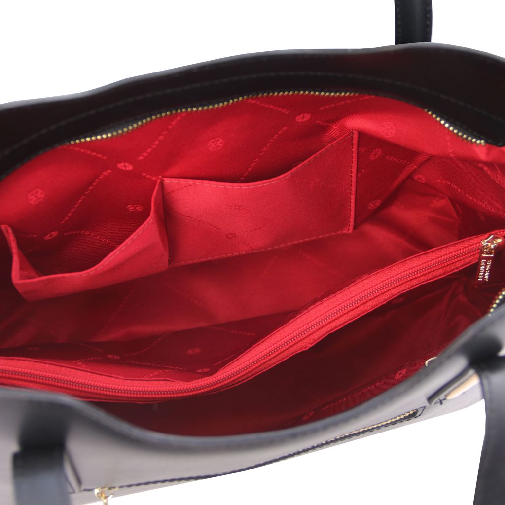 olimpia-leather-tote-tl141412 - Musta - kuva 6