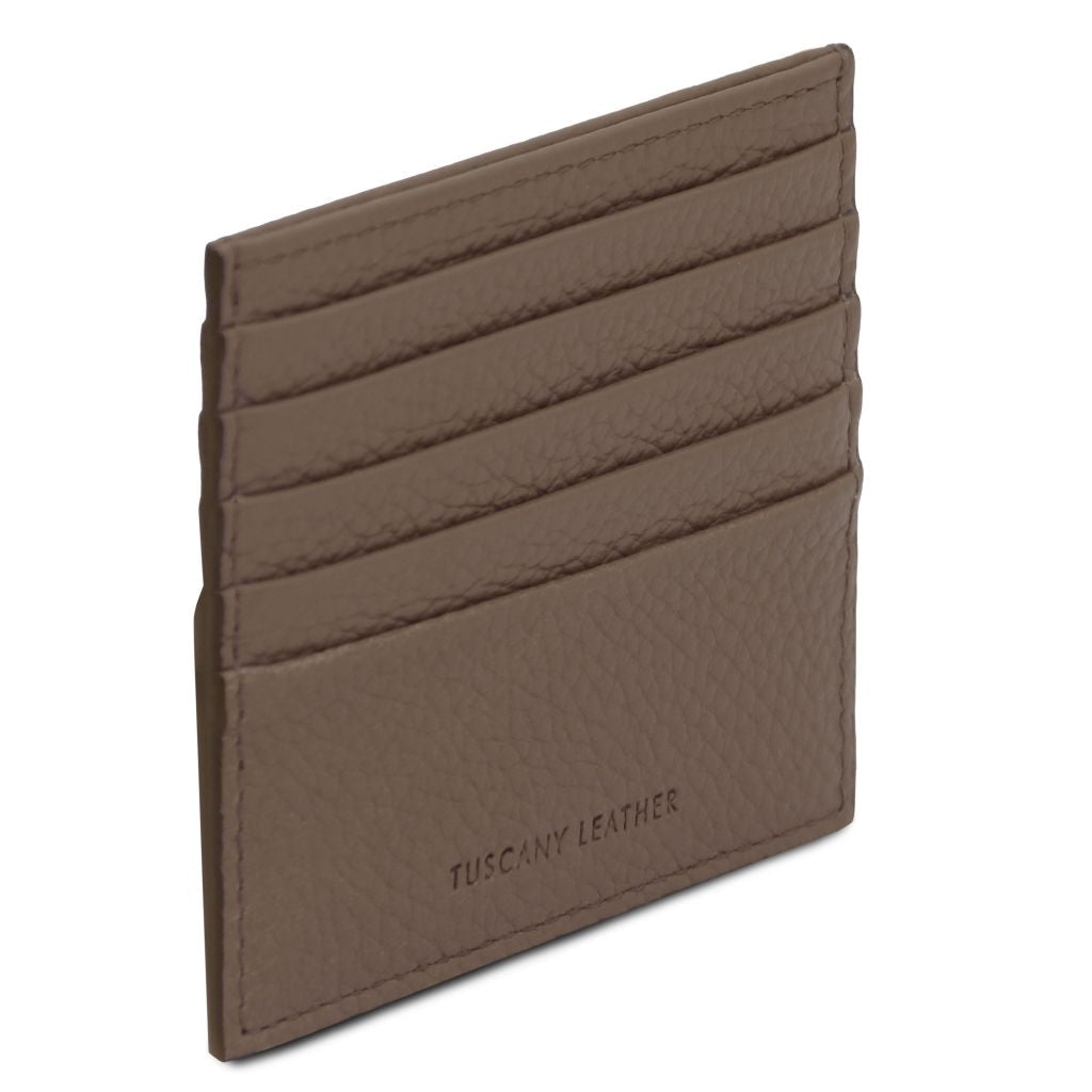 leather-credit-card-holder-tl142470 - Tumma taupe - kuva 2