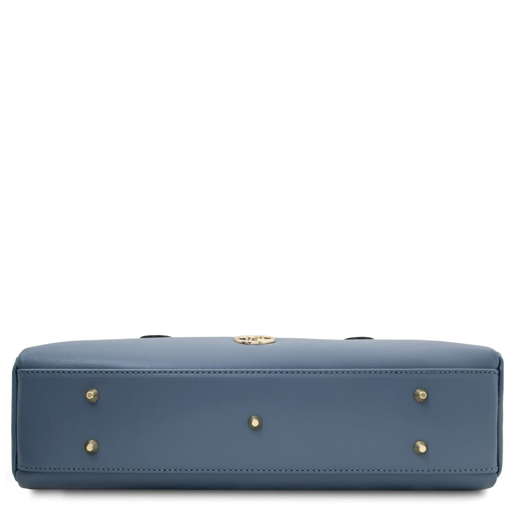 eclaire-leather-shoulder-bag-tl142581 - Deniminsininen - kuva 4