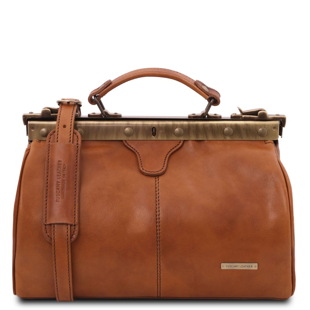 michelangelo-doctor-gladstone-leather-bag-tl10038 - Luonnonväri
