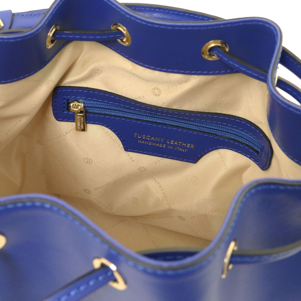 vittoria-leather-bucket-bag-tl141531 - Sininen - kuva 4