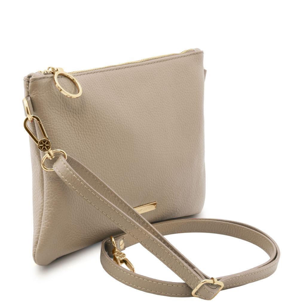 tl-bag-soft-leather-clutch-tl142029 - Vaalea taupe - kuva 2