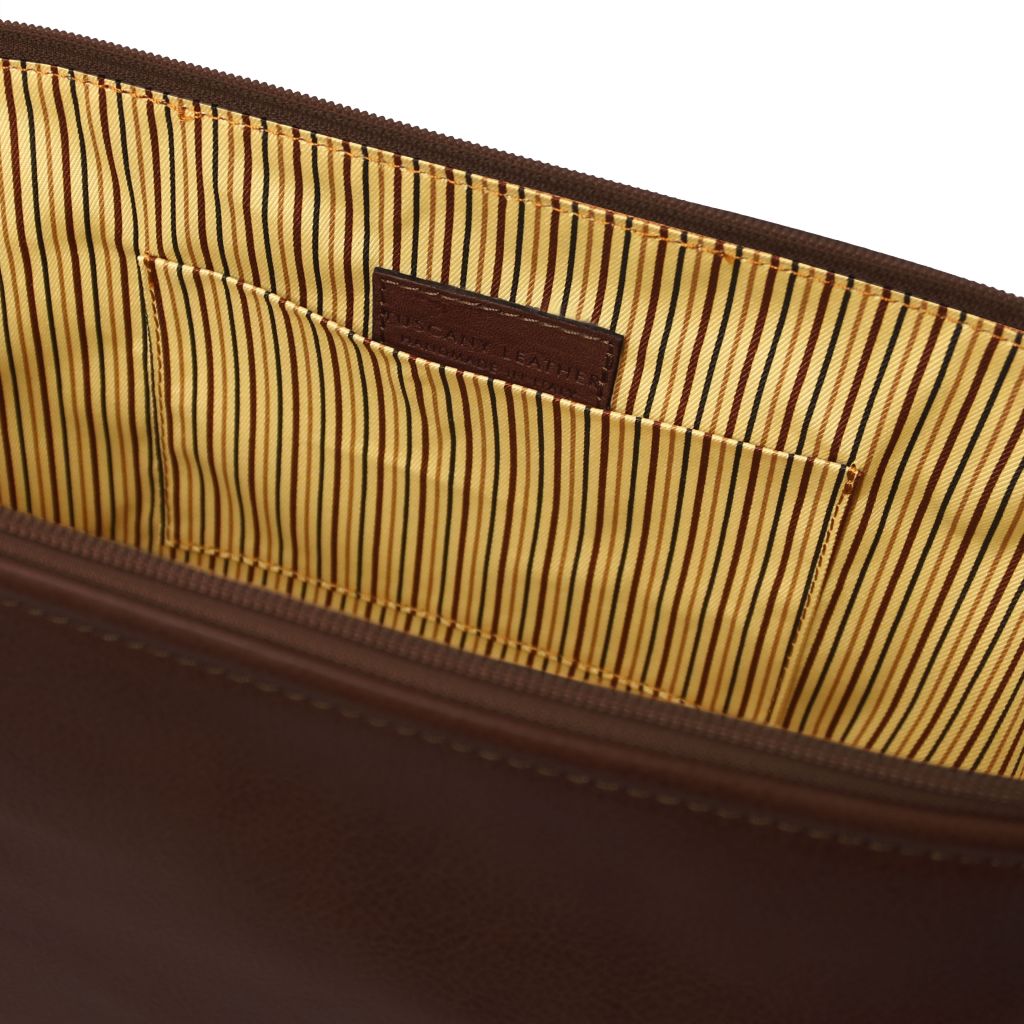 smarty-leather-toiletry-bag-large-size-tl141219 - Tummanruskea - kuva 6