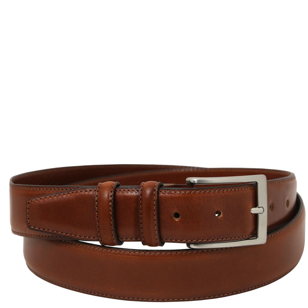 classic-full-grain-leather-belt-35mm-tl142532 - Ruskea