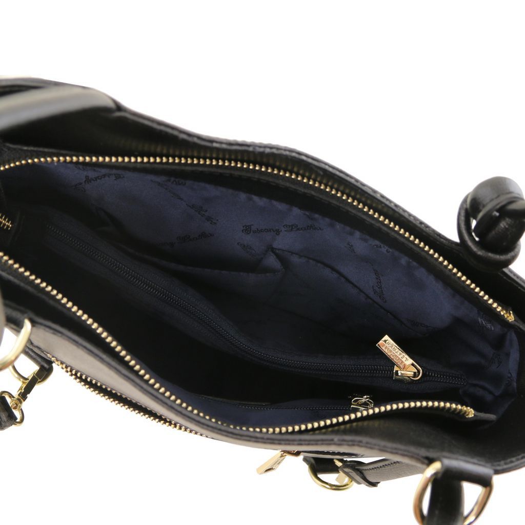 patty-saffiano-leather-convertible-backpack-shoulderbag-tl141455 - Musta - kuva 5