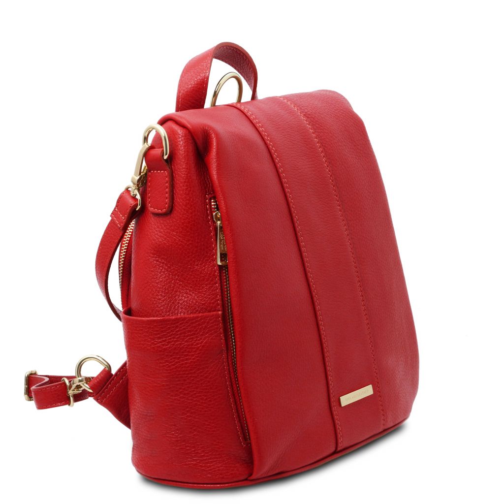 tl-bag-soft-leather-backpack-tl142138 - Huulipunainen - kuva 2