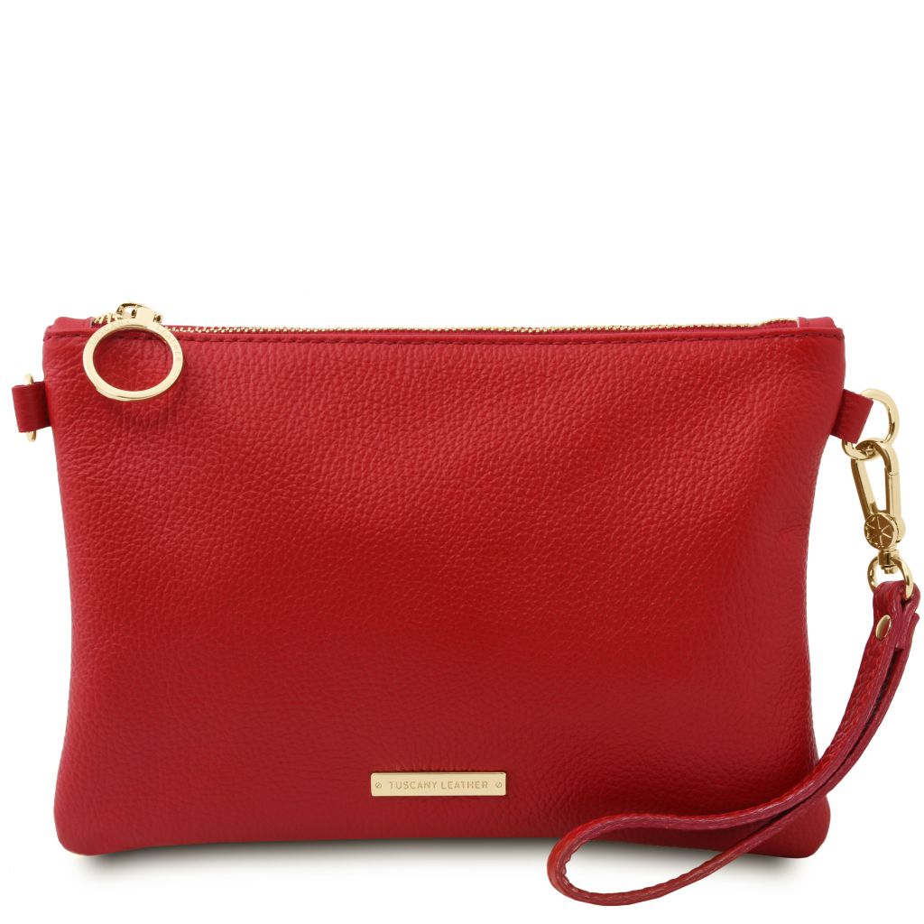 tl-bag-soft-leather-clutch-tl142029 - Huulipunainen