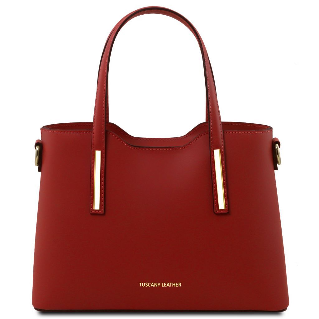 olimpia-leather-tote-small-size-tl141521 - Punainen