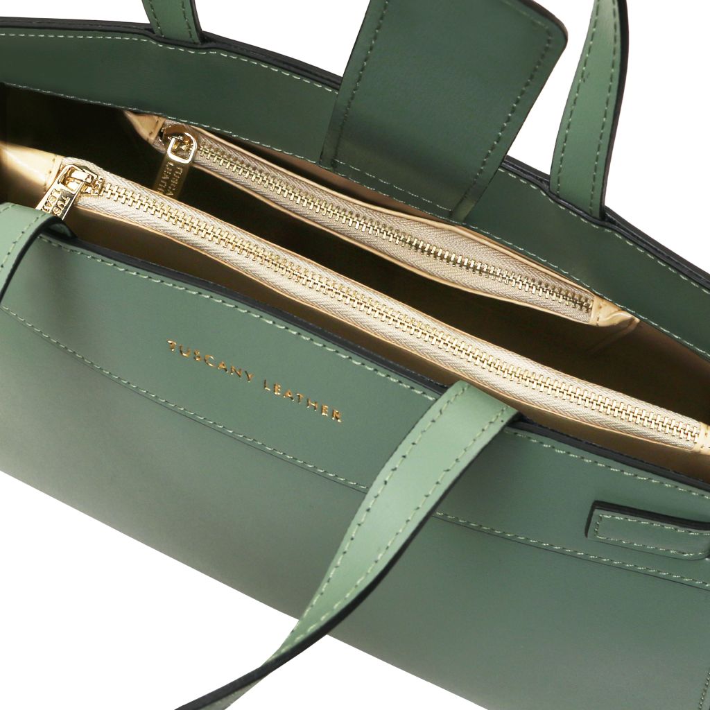 musa-leather-handbag-tl142560 - Mintunvihreä - kuva 6