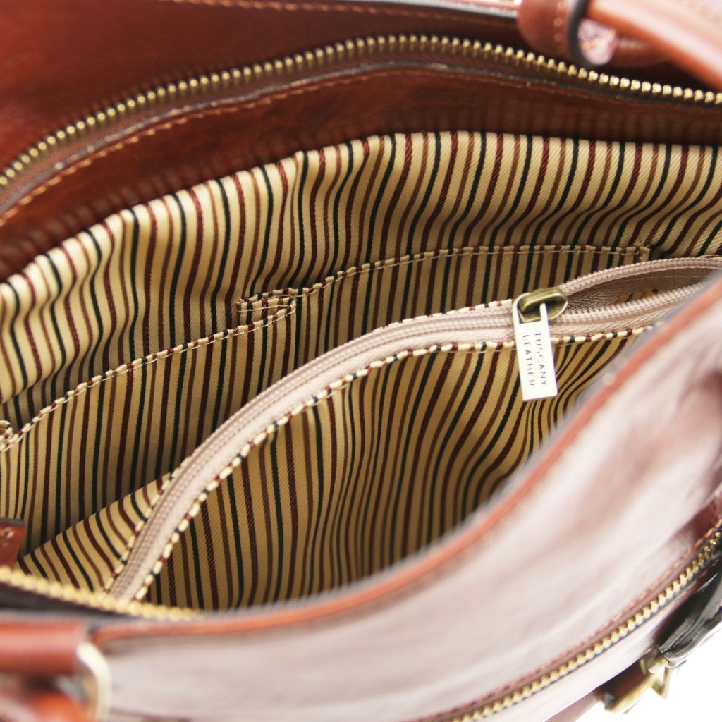 patty-leather-convertible-backpack-shoulderbag-tl141497 - Ruskea - kuva 5