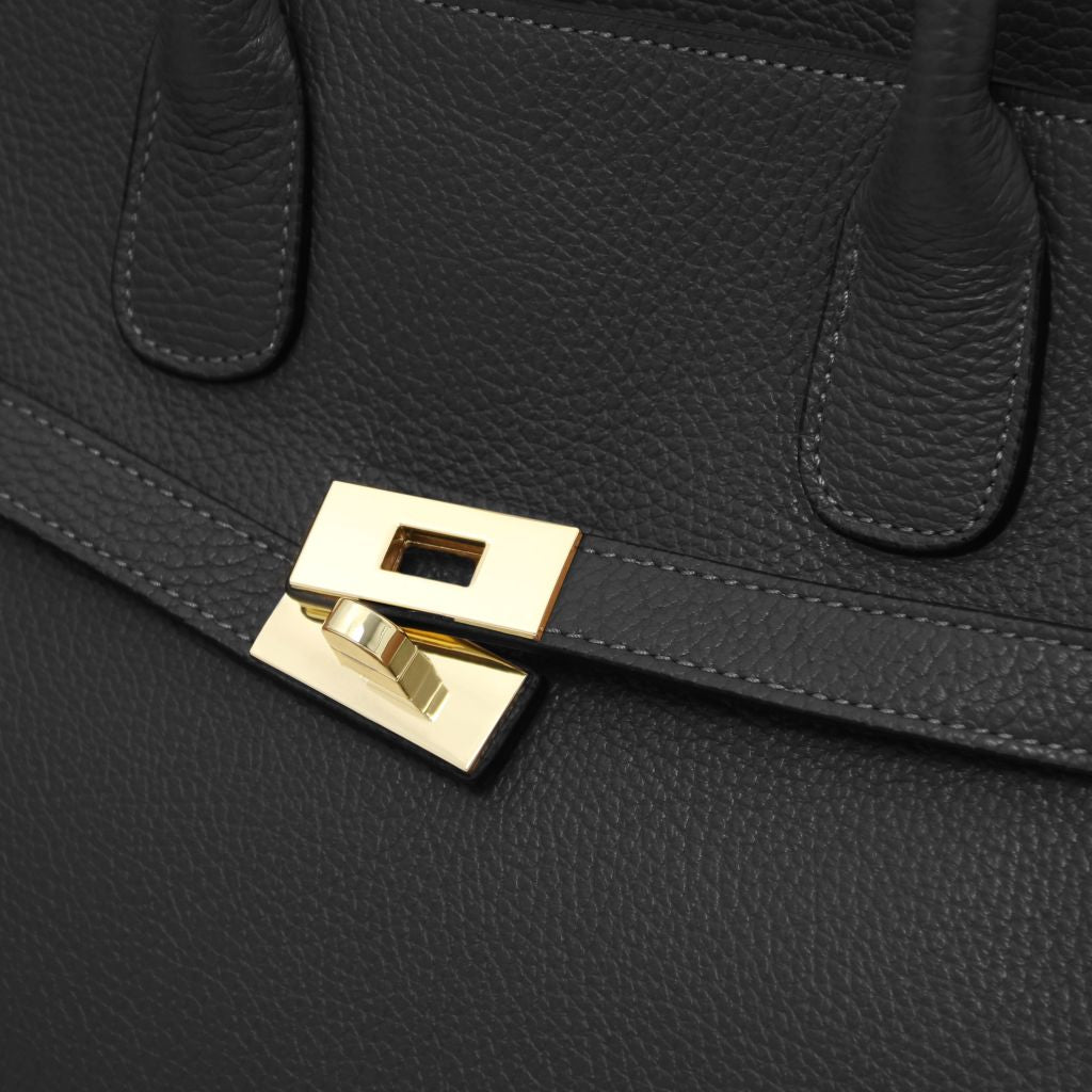 origami-leather-tote-tl142507 - Musta - kuva 5