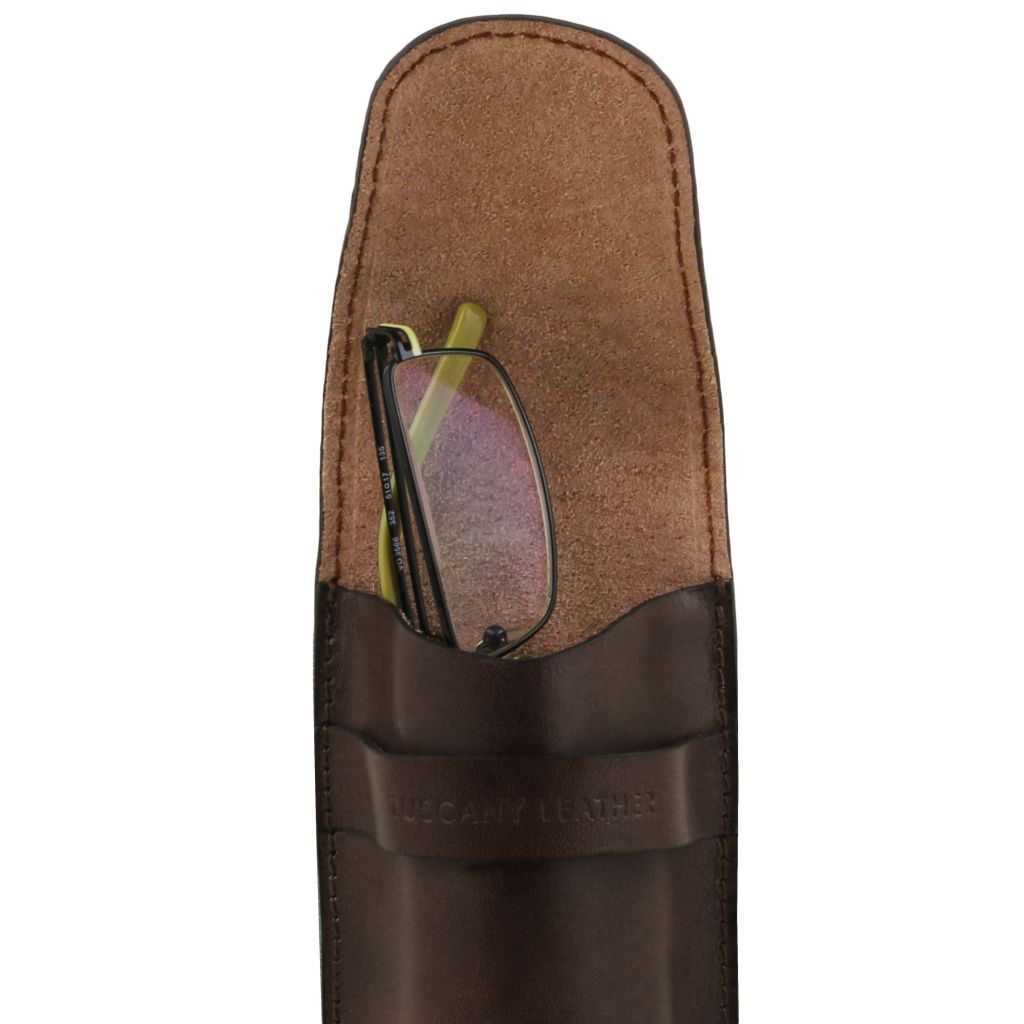 exclusive-leather-crossbody-case-for-glasses-tl141282 - Tummanruskea - kuva 3