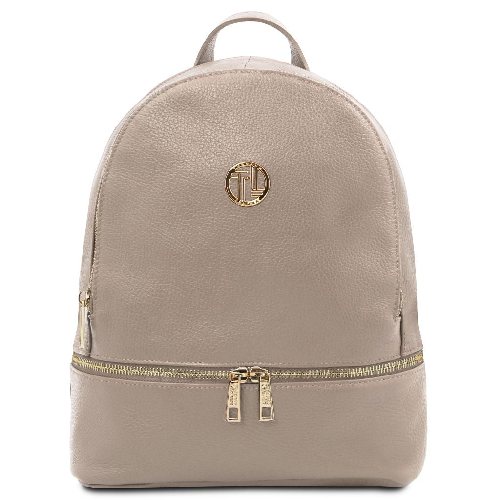 tl-bag-soft-leather-backpack-tl142280 - Vaalea taupe