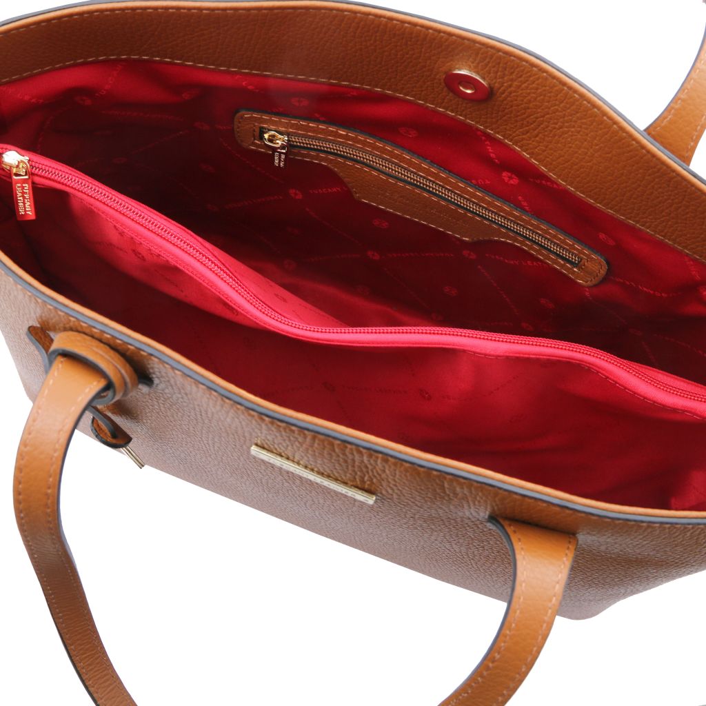 tl-bag-leather-shopping-bag-tl141828 - Konjakki - kuva 5