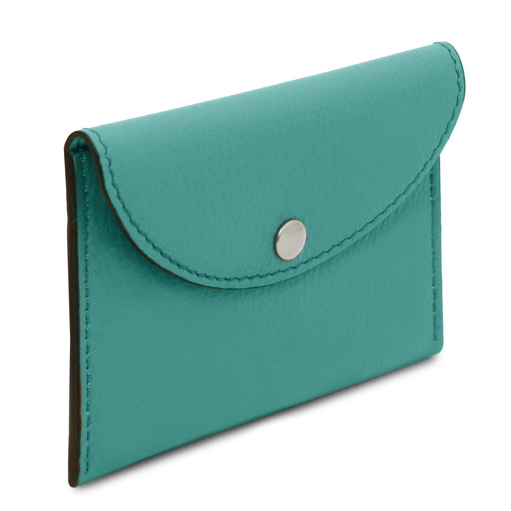 leather-business-card-credit-card-holder-tl142417 - Turkoosi - kuva 2