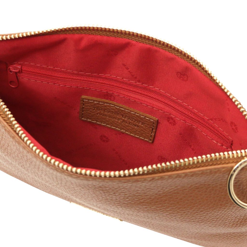 tl-bag-soft-leather-clutch-tl142029 - Konjakki - kuva 3