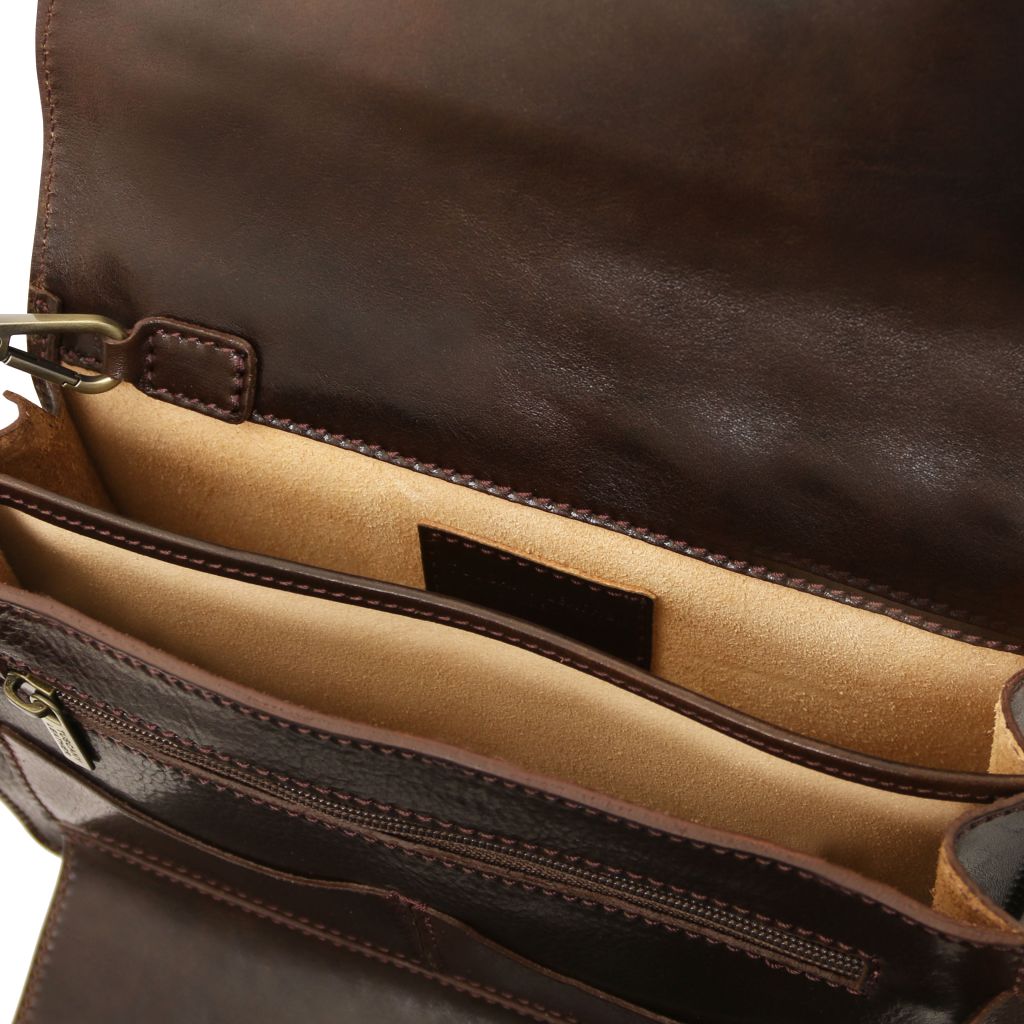 max-leather-handy-wrist-bag-tl8075 - Tummanruskea - kuva 6