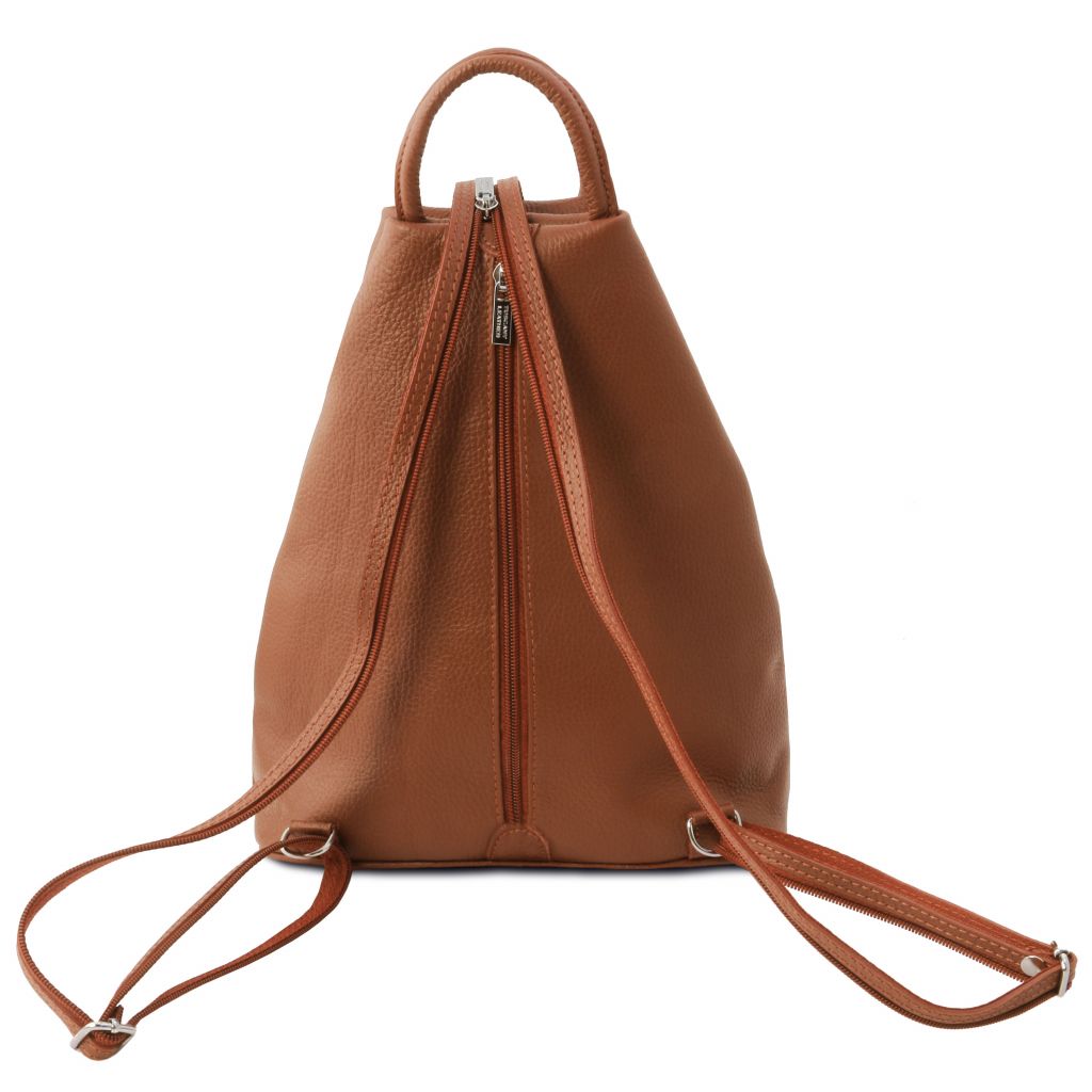 shanghai-soft-leather-backpack-tl141881 - Konjakki - kuva 3