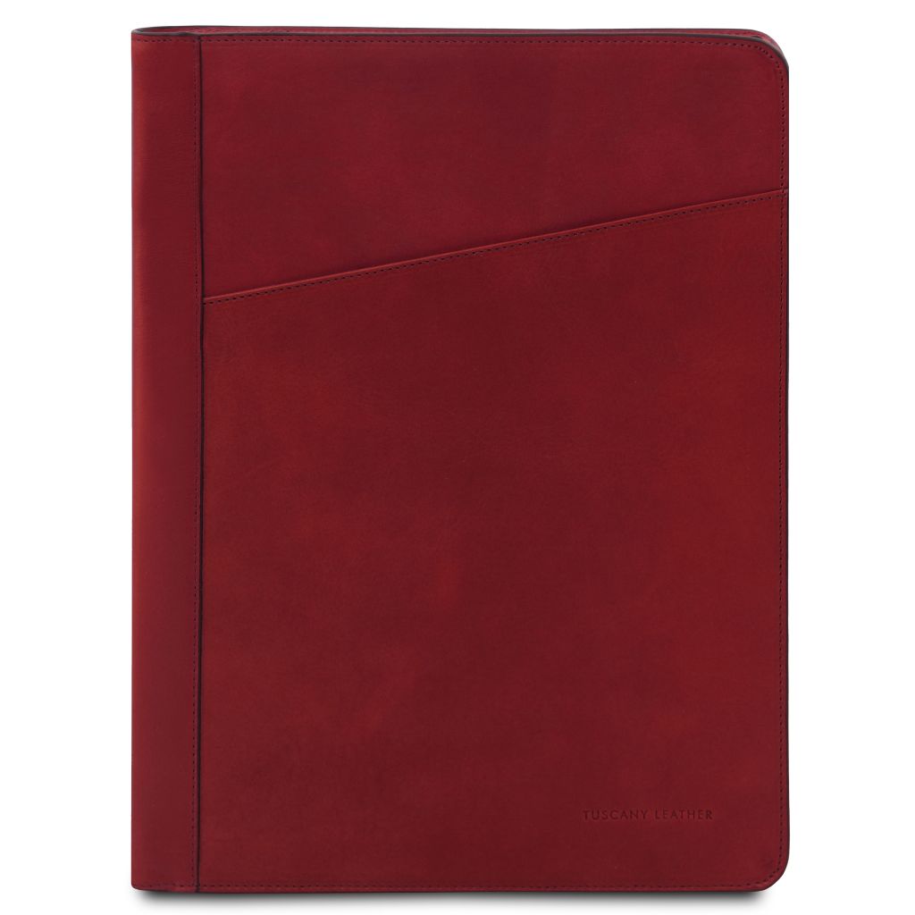 tiberio-leather-document-case-tl142556 - Punainen