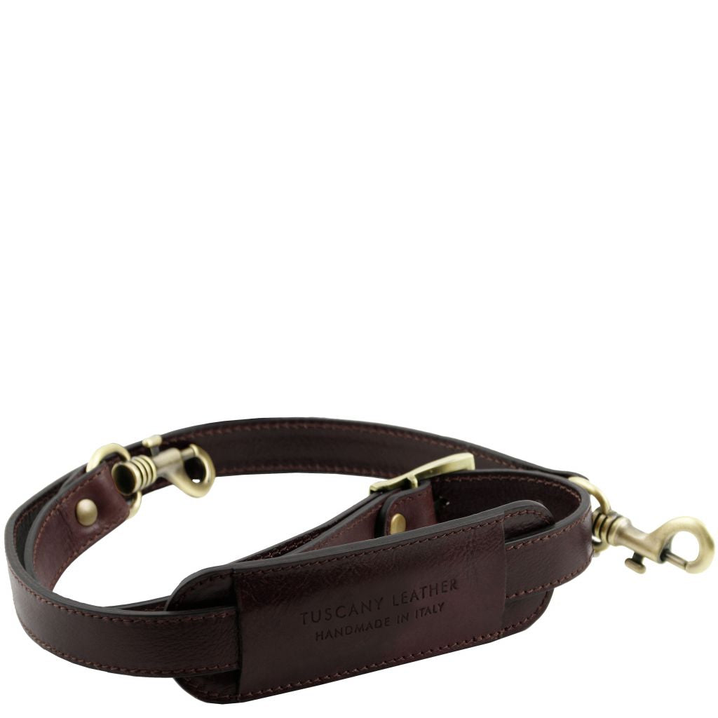 tl-voyager-adjustable-leather-shoulder-strap-tl141929 - Tummanruskea